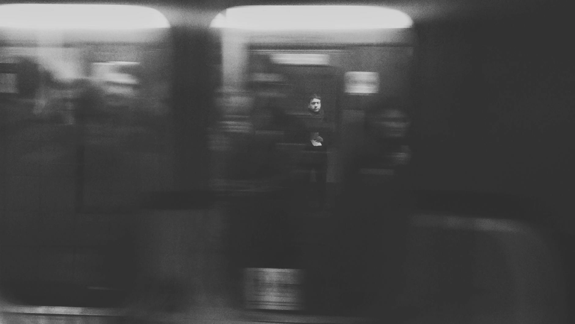 Athens metro train public transportation system