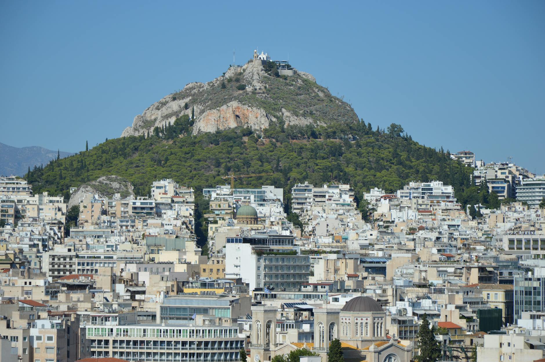 Panoramic views from Lycabettus Hill