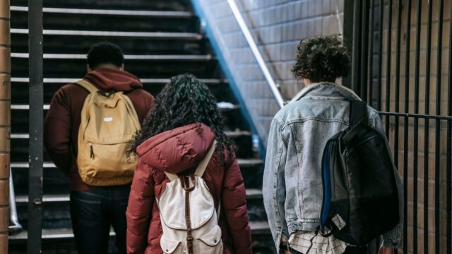 Teenagers can handle the Athens metro alone — three lines, clear signage, contactless at the gate.
