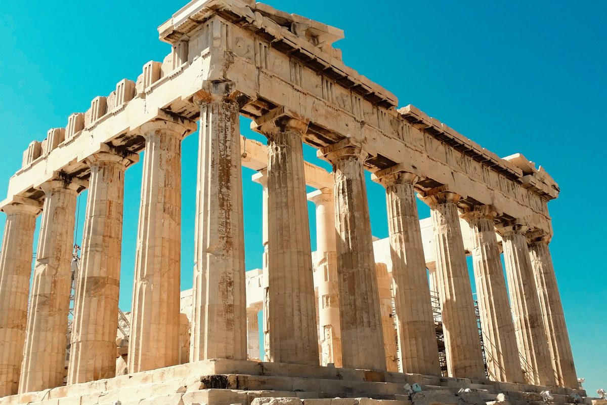 The Parthenon on the Acropolis of Athens